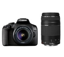 Spoguļkamera Canon EOS 2000D + EF-S 18-55mm III + EF 75-300mm III