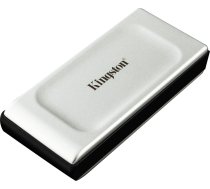 Cietais disks Kingston XS2000, SSD, 4 TB, sudraba