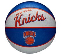 Basketbola bumba Wilson Team Retro New York Knicks Mini, 3 izmērs