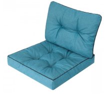 Sēdekļu spilvenu komplekts Hobbygarden Emma R1 EMTNIE7, zila, 50 x 50 cm