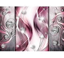 Fototapete Artgeist Pink And Diamonds SNEW011456, 100 cm x 70 cm