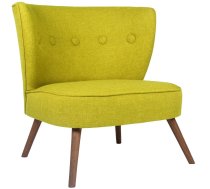 Krēsls Hanah Home Bienville Peanut, dzeltena/zaļa, 72 cm x 80 cm x 77 cm