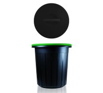 Atkritumu tvertne Gio'Style Ecosolution, tumši pelēks/zaļa, 16 l, 33.5 cm x 33 cm, 1 gab.