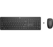 Komplekts HP 230 Mouse and Keyboard Combo, EN, melna, bezvadu