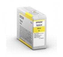 Tintes printera kasetne Epson T8504, dzeltena, 80 ml