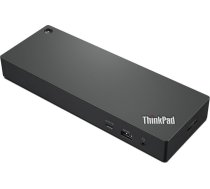 Dokēšanas stacija un portu replikators Lenovo ThinkPad Thunderbolt 4 40B00135DK, melna/sarkana