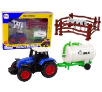 Rotaļu traktors Lean Toys Farm World 13290, daudzkrāsaina