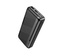 Lādētājs-akumulators (Power bank) Borofone BJ27A 2xUSB, 20000 mAh, melna