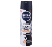 Vīriešu dezodorants Nivea Invisible For Black & White Ultimate Impact, 150 ml