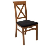 Ēdamistabas krēsls Bergen, melna, 45 cm x 50 cm x 95 cm