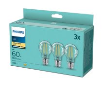 Spuldze Philips LED, A60, silti balta, E27, 7 W, 806 lm