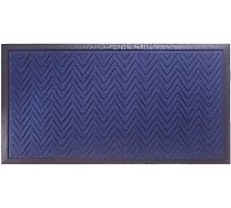 Durvju paklājs Besk, zila, 75 cm x 45 cm