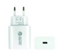 Adapteris Extra Digital SC230167, USB Type C, balta, 18 W