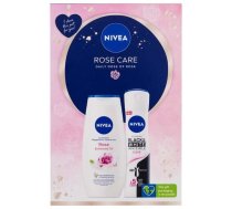 Ķermeņa kopšanas līdzekļu komplekts Nivea Rose Care, 400 ml, 2 gab.