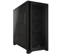 Datora korpuss Corsair iCUE 4000D RGB Airflow, melna