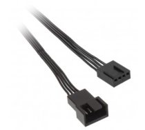 Kabelis Kolink 4-Pin PWM extension 4-pin PWM female, 4-pin PWM male, 0.3 m, melna