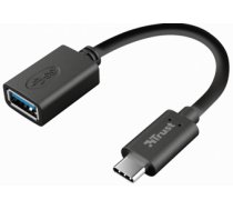 Adapteris Trust, USB 3.0/USB-C, melna
