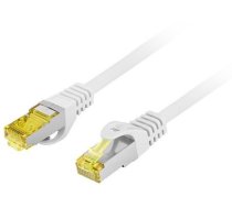 Tīkla kabelis Lanberg S/FTP CAT.6A RJ-45, RJ-45, 3 m, balta