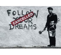 Fototapete Artgeist Dreams Cancelled (Banksy), 70 cm x 100 cm