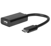 Adapteris MicroConnect USB-C to Mini DisplayPort USB-C male, Mini Display Port female, 0.2 m, melna