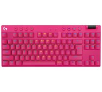 Klaviatūra Logitech G Pro X TKL G Pro X TKL, EN, rozā, bezvadu