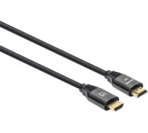 Vads Manhattan High Speed HDMI Cable w/Ethernet HDMI 19 pin male, HDMI 19 pin male, 3 m, melna