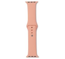 Siksniņa Estuff Silicone Strap for Apple Watch 44mm, persiks