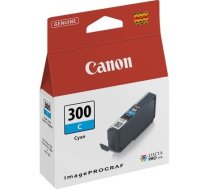 Tintes printera kasetne Canon PFI-300 C, zilganzaļš (cyan), 14 ml