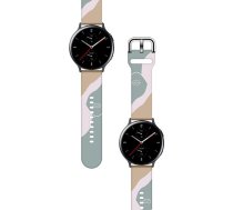 Siksniņa Hurtel Camo Wristband for Samsung Galaxy Watch 46mm, brūna/zaļa/rozā