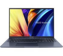 Portatīvais dators Asus Vivobook 16, 1255U, 16 GB, 512 GB, 16.0 ", Intel Iris Xe Graphics, melna, en