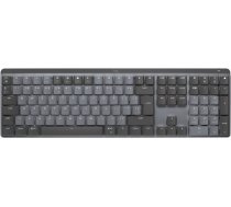 Klaviatūra Logitech MX Mechanical MX Mechanical Kailh Choc V2 Low Profile RED, Angļu (US), melna/pelēka, bezvadu