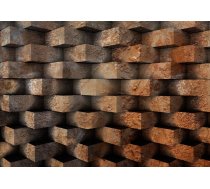 Fototapete Artgeist Brick Braid 3XLNEW011232, 245 cm x 350 cm