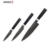 Virtuves nažu komplekts Samura MO-V Stonewash Set 3x universal knives (Chefs, Univesal, Paring), 3 gab.