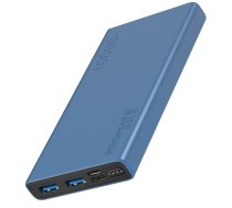 Lādētājs-akumulators (Power bank) Promate Bolt-10, 10000 mAh, zila