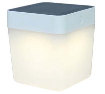 Lampa Lutec Table Cube PIR, 1W, LED, IP44, balta, 12 cm x 13.3 cm