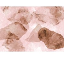 Fototapete Artgeist Pink Terrazzo - Minimalist Background In Marble Watercolour Pattern, 70 cm x 100 cm