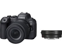 Sistēmas fotoaparāts Canon EOS R6 Mark II + RF 24-105mm F4-7.1 IS STM + Mount Adapter EF-EOS R