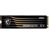 Cietais disks (SSD) MSI Spatium M480 Pro, M.2 2280, 4 TB