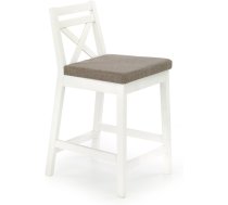 Bāra krēsls BORYS LOW V-PL-N-BORYS_LOW-BIAŁY-INARI23, balta, 41 cm x 48 cm x 83 cm