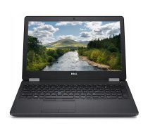 Portatīvais dators Dell Latitude Dell Latitude E5580, atjaunots, Intel Core i5-6300U, 8 GB, 256 GB, 15.6 ", Intel HD Graphics 520, melna