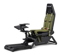 Spēļu krēsls Next Level Racing Boeing Flight Simulator Military, 153 x 99 x 122 cm, melna/zaļa