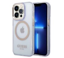 Telefona vāciņš Guess Magsafe GUHMP14LHTCMU, Apple iPhone 14 Pro, caurspīdīga