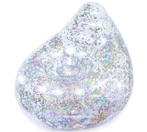 Piepūšams krēsls Bestway Glitter Dream Air Chair, caurspīdīga, 72 cm x 72 cm x 64 cm