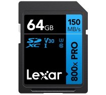 Atmiņas karte Lexar Pro, 64 GB