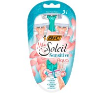 Skuveklis Bic Miss Soleil 3 Sensitive Aqua Colours, 3 gab