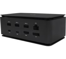 Dokstacija i-Tec USB4DUALDOCK100W, melna