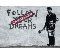 Fototapete Artgeist Dreams Cancelled (Banksy) SNEW011432, 70 cm x 100 cm