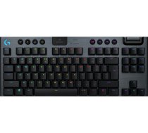Klaviatūra Logitech G915 TKL Lightspeed RGB GL Tacticle, EN, melna, bezvadu