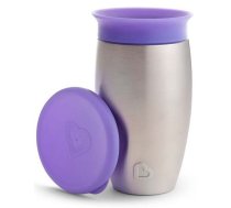 Bērnu krūzīte Munchkin Sippy Miracle 360, 296 ml, 1 g., plastmasa/nerūsējošais tērauds, violeta