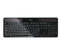 Klaviatūra Logitech K750, EN/DE, melna (bojāts iepakojums)